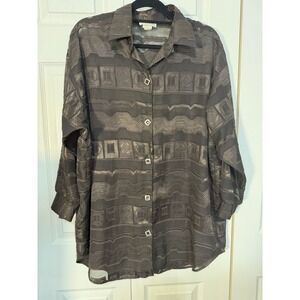 Sand Dollar Women's Brown Cover Up Size Medium